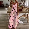 thumbnail image 3 of Leopard Print Pattern Design Sleeveless Dress Woman Fashion Long Dresses Women's Summer Suit Dress 2025, 3 of 7