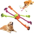thumbnail image 3 of Agiufgs Dog Rope Toy 2.17, Multi Strand Weave for Strong Tug of War, for Interactive Play and Chewing Setup and Daily Use, Multicolor, 1pcs, 3 of 7