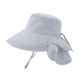 thumbnail image 4 of Outdoor Sun Hat Wide Brim UV Protection Breathable Lightweight Summer Hiking Fishing Hat, 4 of 4