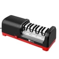 thumbnail image 1 of Afilador de cuchillos eléctrico LMYANG con 4 niveles de afilado grueso y fino, rojo, con Base Antideslizante, 1 of 5