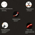 thumbnail image 4 of 35cm/50cm/70cm USB Rechargeable Safe Warn LED Dog Collar For Pet At Night, Adjustable Silicone Collar Cut to Resize, 4 of 7
