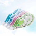 thumbnail image 3 of Shisuyan 4 Pcs Double Sided Adhesive Dots Stick Roller Correction Tapes Useful Tape Eraser Wipe Out Tape Correction Tape Eraser - 7.4x3.5cm (Random Color), 3 of 8