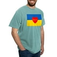 thumbnail image 4 of CafePress - National Flag Of ??????? / Ukraine High Qu T Shirt - Mens Comfort Colors Shirt, 4 of 5