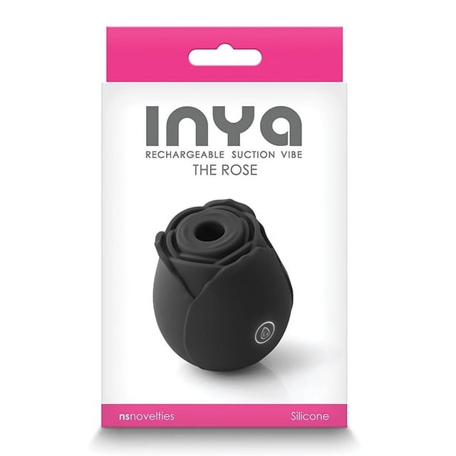Inya The Rose Rechargeable Suction Vibe - Black