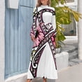 thumbnail image 4 of Vestido largo de concientización sobre el cáncer de mama Falda de verano ropa de mujer verano 2024, 4 of 5