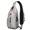 White Christmas Tree, variant on Sling Backpack,White Christmas Truck and Tree Pattern Crossbody Bag with Water Bottle Holder,Waterproof Sling Bag for Men/Women with Chest Phone Holder for Hiking,Travel