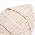 thumbnail image 4 of Knitted Baby Sleeping Bag Wrap Blanket for Stroller Baby Footmuff with Fleece Inside, Warm Bag Knit Cuddly Sack for Babies Newborn, 4 of 5