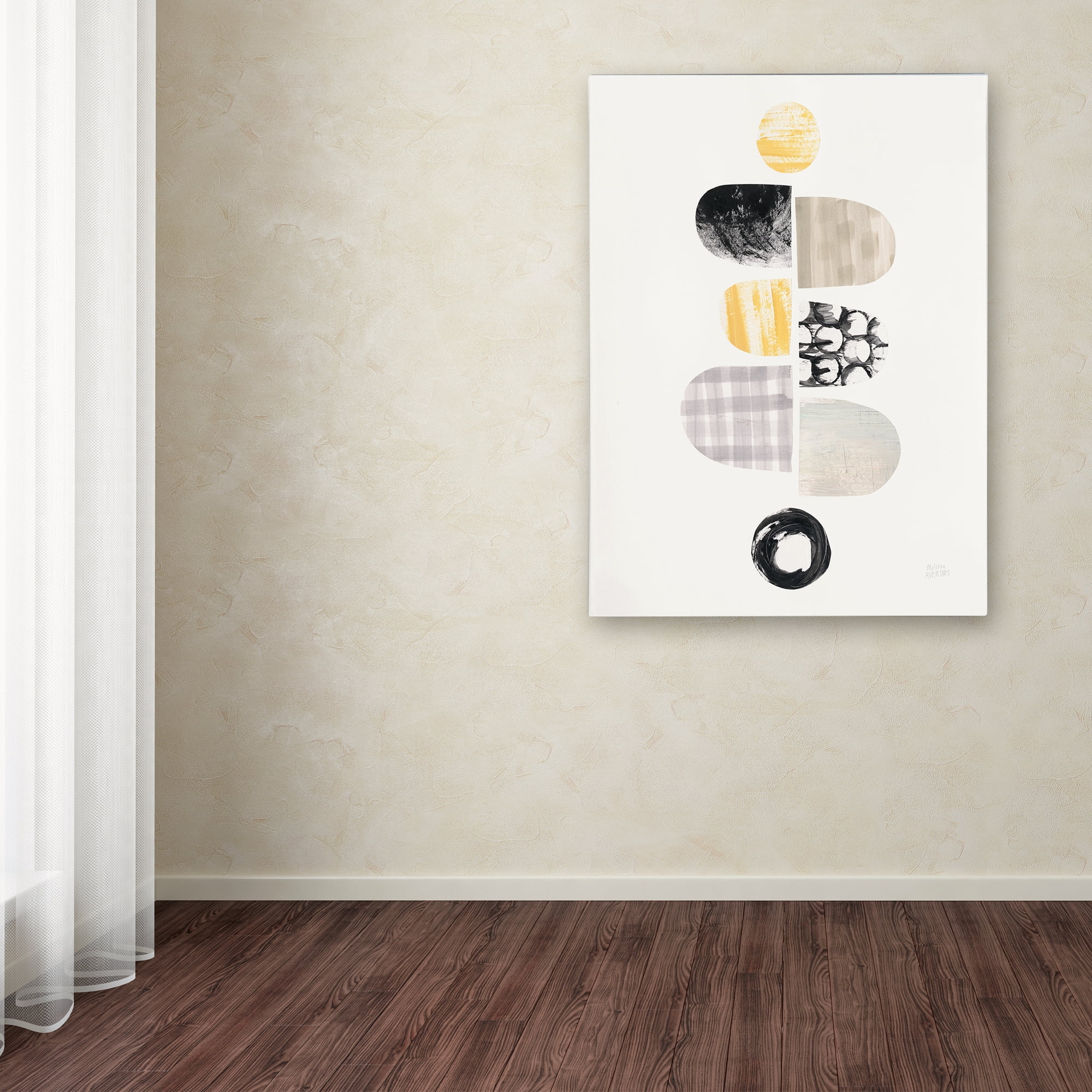 Trademark Fine Art 'Mod Neutrals I' Canvas Art by Melissa Averinos