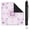 Lavender Floral Mandala Roma, variant on Mahjong Mat with Carrying Bag 31.5" x 31.5" Non-Slip Noise Reduction Mint Pink Blue Peony Chinoiserie Table Mat for Mahjong Poker Dominoes Card Board Tile Games
