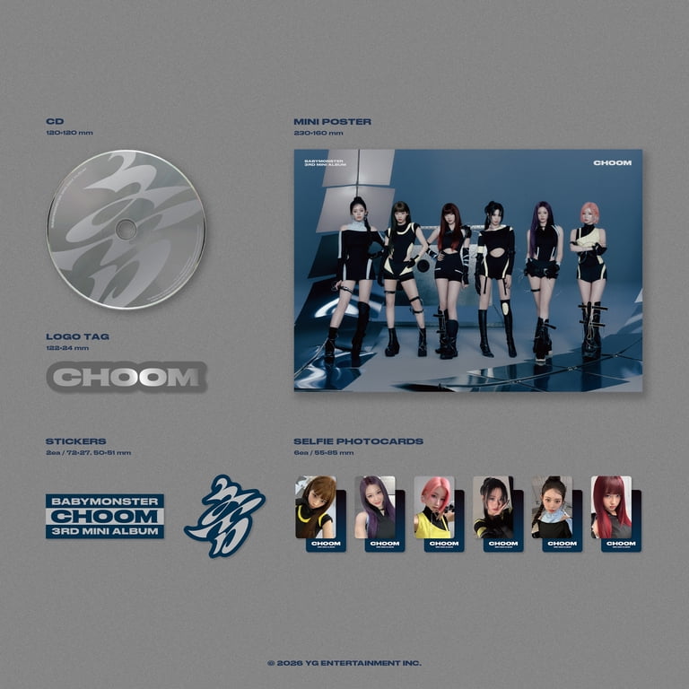 babymonster choom 6000円 特典 6枚 コンプ BABYMONSTER - Choom / Choom [COMPACT DISCS] - Walmart.com