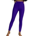 thumbnail image 3 of UVEASISHA Running Workout Leggings for Women High Waisted Stretch Yoga Tights Tummy Control Full Length Legging Buttery Soft Base Layer Pants Purple 3XL, 3 of 8