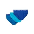 thumbnail image 2 of Men's Calvin Klein 3-Pack Cotton Stretch Hip Briefs - Blue - L, 2 of 3