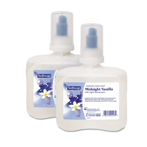 Cpc 01418 1250 Ml Foaming Hand Soap Refill Midnight Vanilla Scent Clear Walmart Com Walmart Com