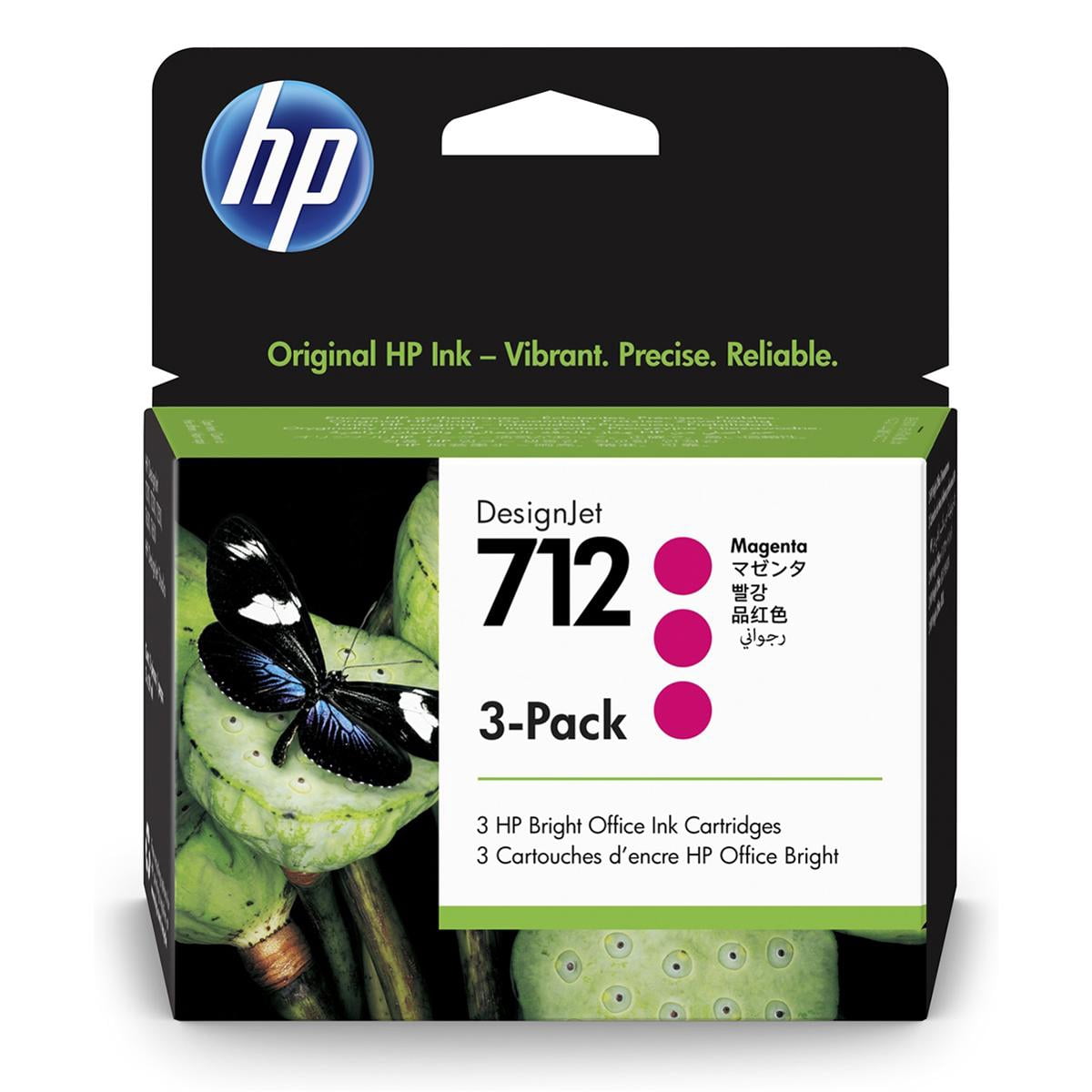 HP DesignJet T210 24" Wireless Large Format Color Thermal Inkjet Plotter Printer, 2025 Edition, Bundle with 3x Color and 80ml Black Ink Pack, Matte Bond Inkjet Paper Roll