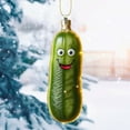 thumbnail image 5 of Luoshdecor Christmas Pickles Tree Ornament ,Acrylic Funny Green Cucumber Pendant Festive Holiday Décor,for Family Home Xmas Tree Decor, 5 of 5