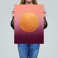 thumbnail image 4 of Gold Sun Aubergine Dawn Abstract Minimalist Oil Painting Purple Pink Early Morning Mist Large Wall Art Poster Print Thick Paper 18X24 Inch, 4 of 5