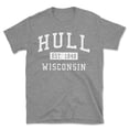 thumbnail image 1 of Hull Wisconsin Classic Established Men's Cotton T-Shirt, 1 of 1