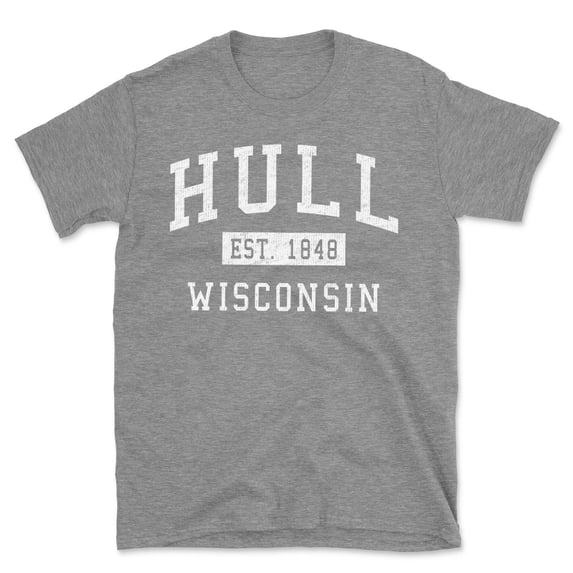 Hull Wisconsin Classic Established Men's Cotton T-Shirt