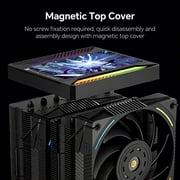 Thermalright Peerless Assassin 120 Vision MAX ARGB CPU Cooler, 5 Inch LCD, TL-K12 2150RPM 120mm Fans, for AMD AM4/AM5, Intel 1851/1700