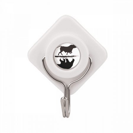 

Reflection Stock Market Bull Adhesive Wall Hooks Hanging Self Sticky