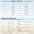 thumbnail image 3 of Swimsuit for Women Printed Halter Triangle Bikini Set, String Tie-Side Bottoms, Floral Pattern Swimwear for Beach and Pool Black L, 3 of 9