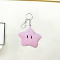 thumbnail image 3 of Star Keychain Bag Accessories Adorable Cartoon Star Plush Keychain Colorful Hanging Doll Pendant for Backpacks Couples Soft, 3 of 5