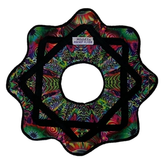 Mougee Pocket Flyer - A Pocket Friendly Flyer Disc for Indoor/Outdoor (Cosmic Coil)