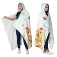 thumbnail image 4 of Cute Hen Chick Wearable Blanket Hoodies for Women Men Adults Chick Lovers Plush Lightweight Daisy Chicks Hooded Blankets for Camping Office Decor Birthday Gifts 60X80 Inch, 4 of 5