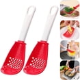 thumbnail image 1 of Dinnerware Set Scoop Strainer Kitchen Colander Soup Drains Filter Tool Pasta Shovel Cooking Hot Tableware,Cutlery Set,Ceramic Plates,Porcelain Bowls,Stainless Steel Utensils,Flatware Set,Kitchen Dini, 1 of 9