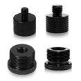 thumbnail image 1 of 4 Pieces Thread Screw Mount Adapter 5/8 Inch to 3/8 Inch Male Female Convert Tripod Stand Fitting for Speakers Camera Microphone, 1 of 7