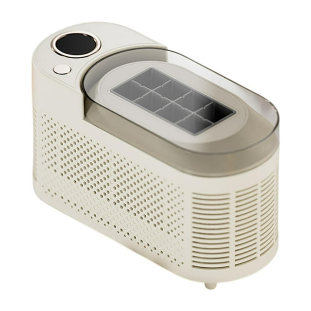 Lipstore Mini Machine à Glaçons de Bureau Compacte à Faible Puissance pour Cuisine Maison Bureau Sans Câble d'Alimentation