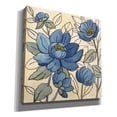 thumbnail image 2 of Epic Graffiti 'Spring Lace Floral IV Dark Blue' by Silvia Vassileva, Canvas Wall Art, 12"x12", 2 of 8