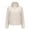 Beige, variant on AOOCHASLIY Christmas Day Women Blouse Womens Warm Long Sleeve Jacket Slim Winter Parkas Faux Leather Hoodless