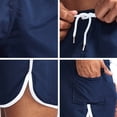 thumbnail image 7 of EOYWHK Workout Shorts for Men Breathable with Pockets Drawstring Mens Active Shorts Soft Lightweight Breathable Active Shorts for Men Dark Blue, Size L, 7 of 7