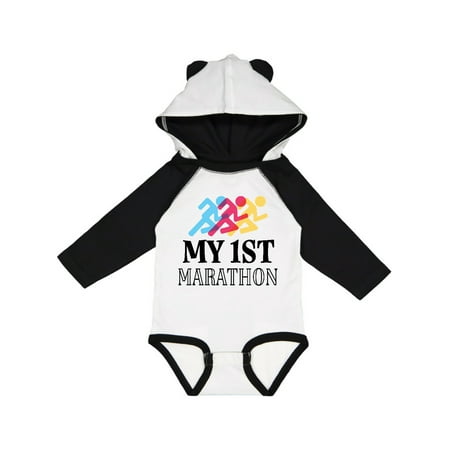 

Inktastic My 1st Marathon Race Gift Baby Boy or Baby Girl Long Sleeve Bodysuit