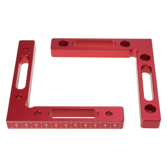 90 Degree L Shape Ruler Positioning Squares Aluminum Woodworking Carpenter Tool