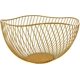 thumbnail image 1 of Frutero de metal, cesta de frutas, cesta de frutas, estilo vintage con diseño ondulado, duradero, para verduras, aperitivos, pan, frutas, bola decorativa, Cosme, 1 of 4