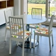 thumbnail image 5 of Kdxio Chair Seat Covers Travel Animals Print Chair Covers for Dining Room Square Washable Chair Protector Seat(Four Pieces), 5 of 5