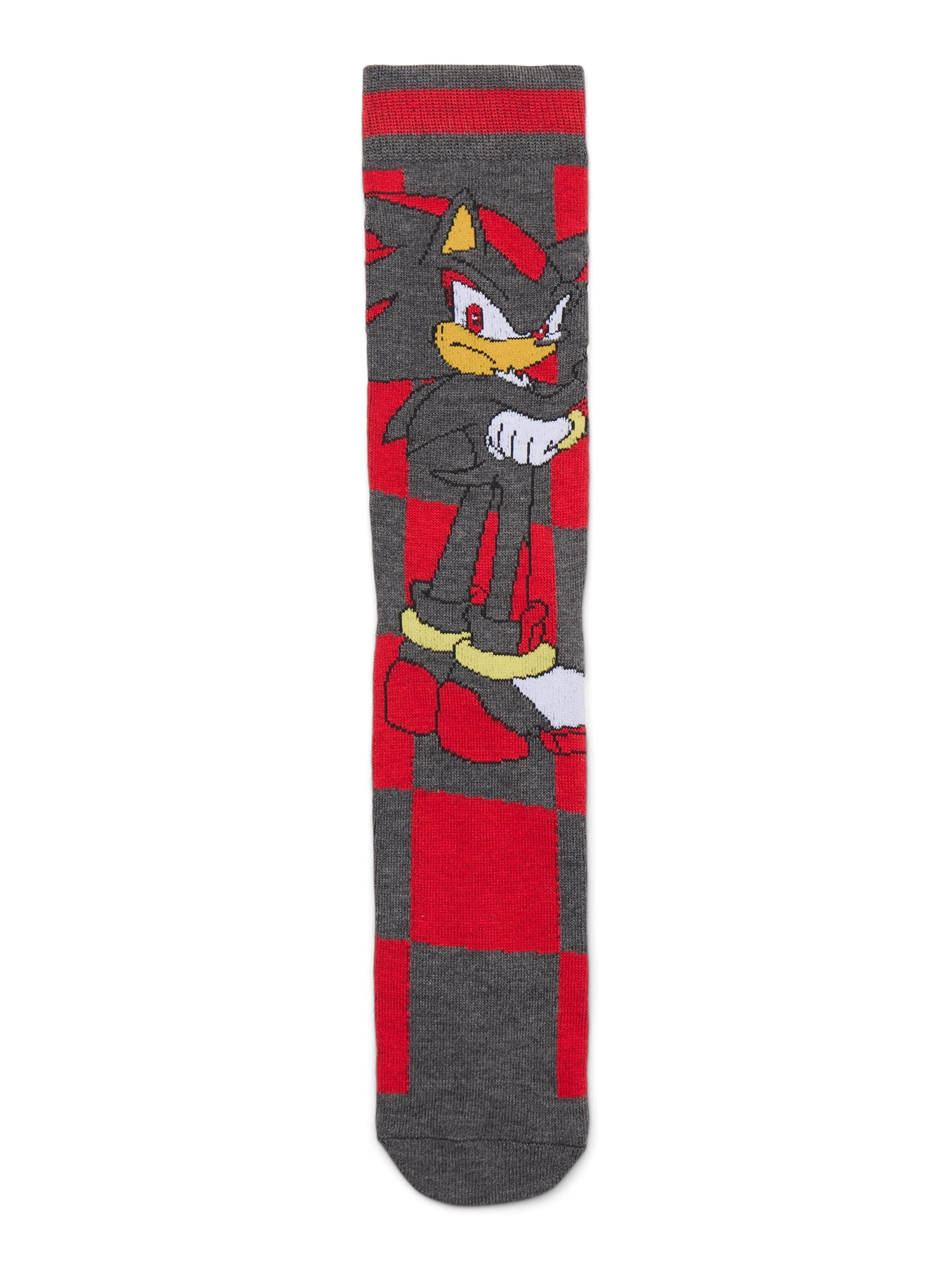Sonic the Hedgehog Men's Crew Socks, 6-Pack, Shoe Sizes 8-12