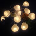 thumbnail image 4 of Beach String Lights, 20LED 9.8ft Light Seashell Decorative Lights Battery&USB Plug in for Bedroom Party Indoor Wedding - 3ft 10 lights battery, 4 of 8