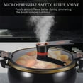 thumbnail image 4 of Multifunctional Large Capacity Non-stick Pressure Cooker, 8QT Micro Pressure Cooker Fast Cooking Cookware, Push-Pull Latch Opening/Closing, Rapid Heat Conduction, for All Stovetop (Blue), 4 of 8