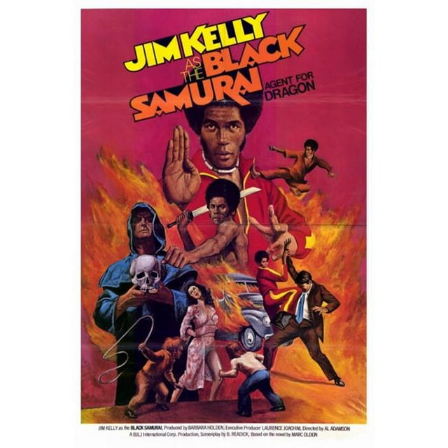 Affiche du Film Samouraï Noir - 27 x 40 Po.