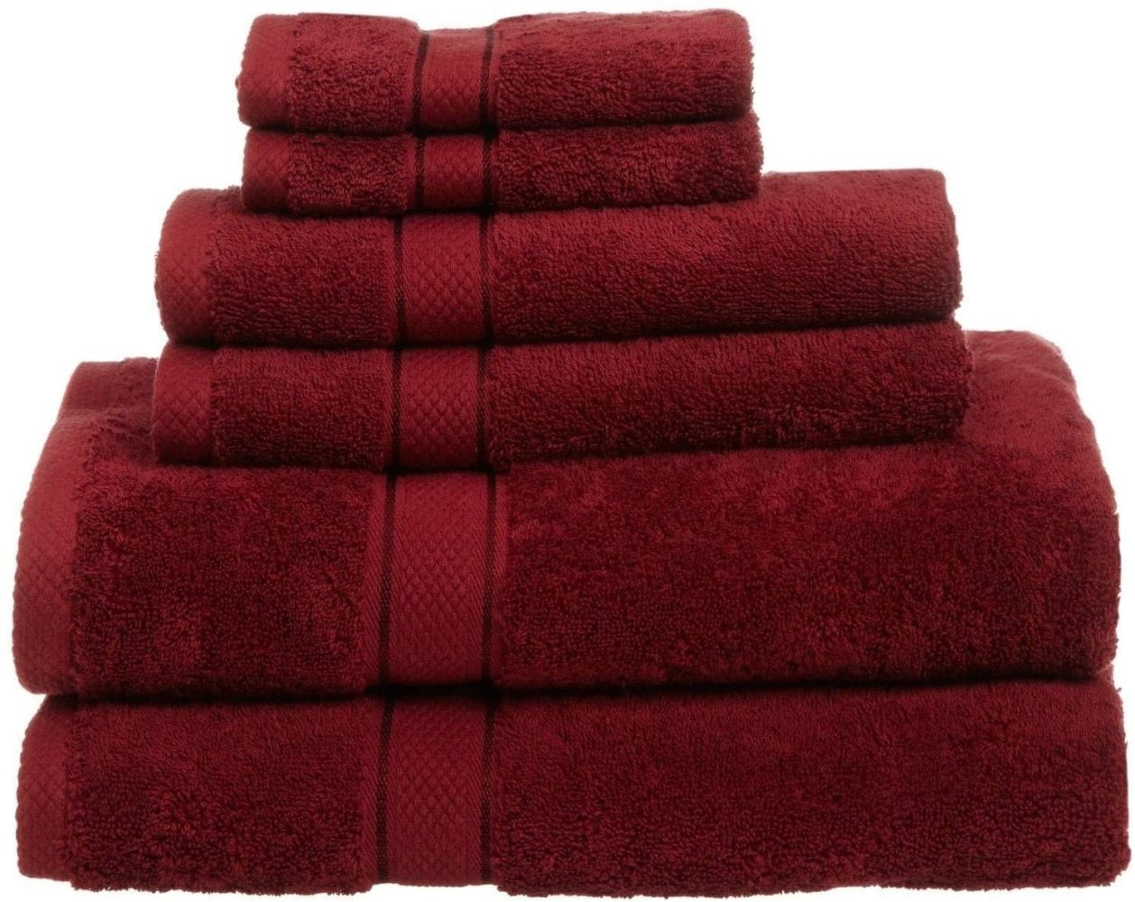6 Piece Towels Set Egyptian Cotton 725 Gram Multiple COLORS Bath Towel Set 