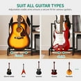 thumbnail image 5 of DWVO 6-Tier Guitar Stand for Multiple Guitars DIY Metal Guitar Rack Guitar Display Holder for Guitar Violin Bass w/Storage Shelf, 5 of 7