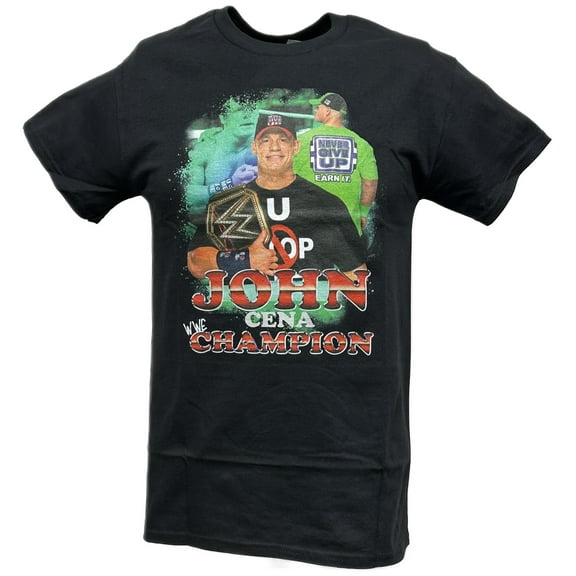 John Cena Champion U Can't Stop Me Mens Black T-shirt