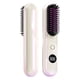 thumbnail image 2 of Cepillo alisador de pelo mejorado, de calentamiento rápido, portátil, peine alisador para mujer, cepillo alisador de viaje con temperatura ajustable, 2 of 9