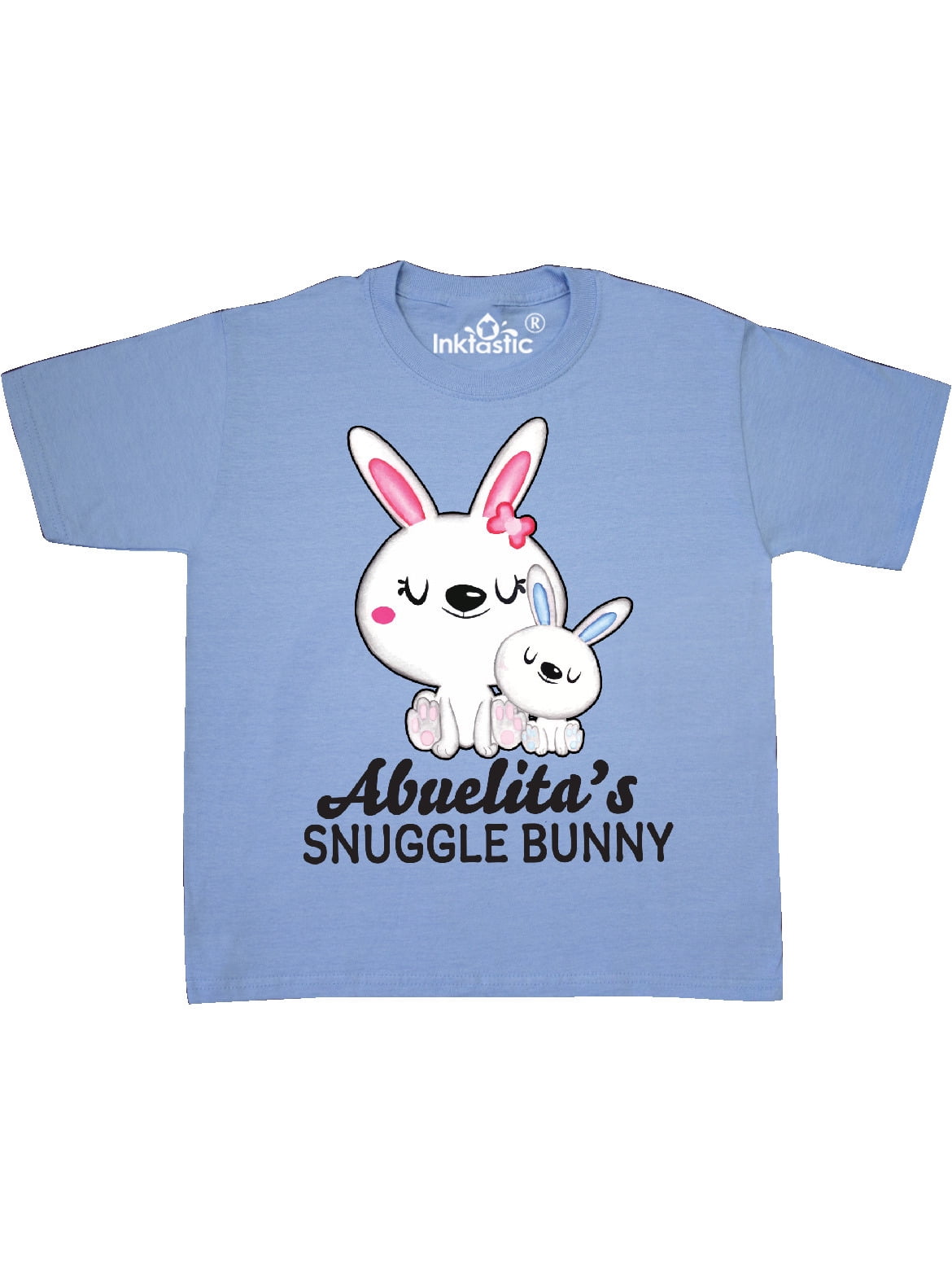 Abuelitas Snuggle Bunny Easter Youth T-Shirt - Walmart.com ...