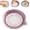 Purple, variant on Premium Ceramic Garlic Grater Plate – Handcrafted Ginger & Garlic Grinder Bowl, Multi-Purpose Kitchen Prep Tool for Ginger, Garlic, Onion & Fruits