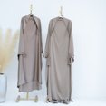 thumbnail image 4 of Turkey swing solid color robe parent-child dress LR484 + LR662, 4 of 6
