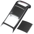 thumbnail image 3 of Embellecedor de ventilación trasera, 2 piezas, estilo fibra de carbono, decoración interior del coche, pegatina de ventilación, artesanía excepcional, 3 of 9